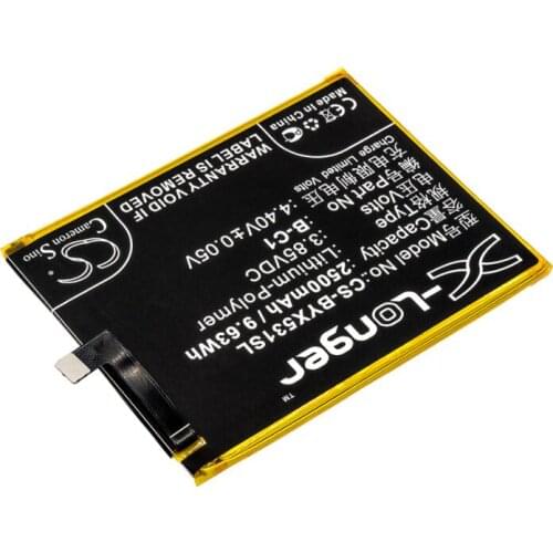 Cameron Sino 2500mAh battery for BBK VIVO Y53 VIVO Y53 Dual SIM forVIVO Y53 Y53 Dual SIM B-C1