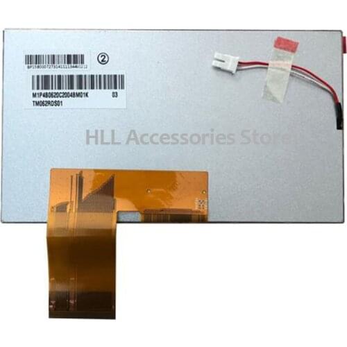 Free shipping 6.2 inch TFT LCD Screen TM062RDS01 WVGA 800(RGB)*480
