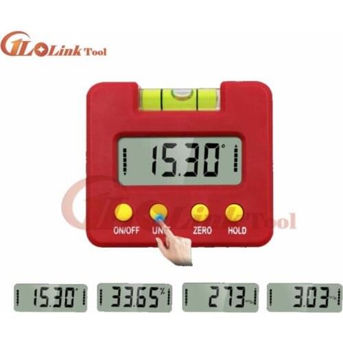 Digital Inclinometer tilt angle box Protractor Electronic Goniometer Inclinometro Level Horizontal Angle Protractor