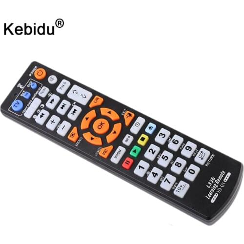 Kebidu Smart IR Remote Control with learn function,3 pages controller copy for TV STB DVD SAT DVB HIFI TV BOX, L336
