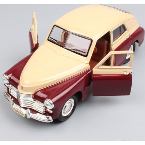 1:24 Scale Russia Soviet Union Gorky Gaz M20 Pobeda FSO Warszawa Molotovets Gaz-M20 cars sedan diecast vehicles model toys gifts