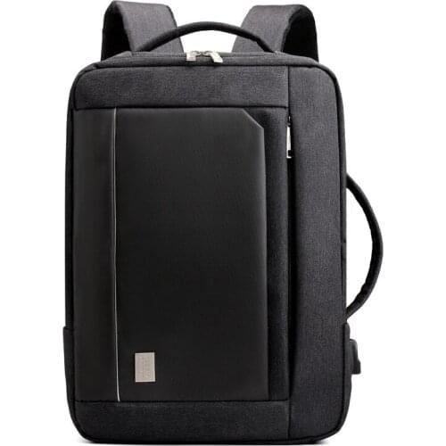2019 Fashion Large Business Backpacks Mens 15.6 inch Laptop Backpacks Portable School Bags Male Quality USB Travel Bags Mochila
