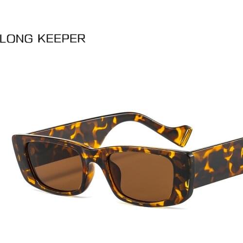 Vintage Small Square Ladies Sunglasses Women Brand Designer Retro Sun Glasses Rectangle Eyeglasses Female Travel UV400 Shades