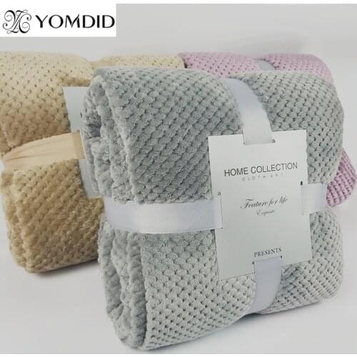 Super Soft Blanket Flannel Aircraft Use Office Children Solid Blanket Towel Travel Fleece Mesh Portable Car Travel Cover Blanket