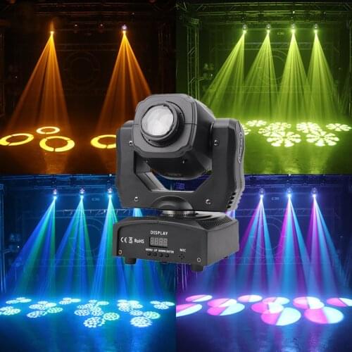 Led 60W Moving Head Light Mini Spot Dj Lights Of High Quality With 7 Gobos Dmx-512 For Stage Party Lighting