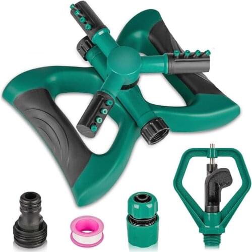 Tonsiki Garden Sprinkler Automatic 360 Rotating Garden Water Sprayer Lawn Irrigation System For Yard