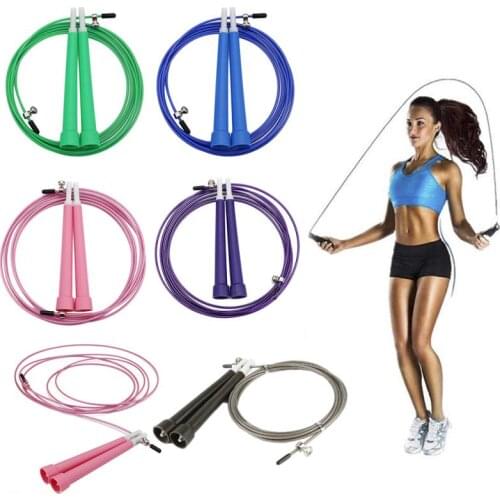 3m High Speed Aerobic Steel Wire Skipping Rope Length Adjustable Jump Rope Crossfit Fitness Equipment Skip Rope 7