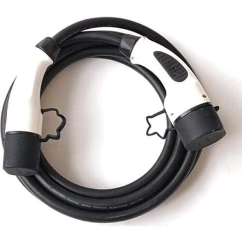 Mennekes Type 2 female to male ev charging cables 16A 32A mode 3 IEC62196 ev charger adapter for EU EV cars