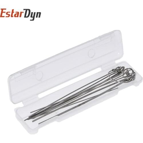 10 Stainless Steel Needle Set PCB Electronic Circuit Through Hole Needle Desoldering Welding Repair Tool 100mm 0.5-1.5mm 10 sets