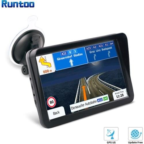 7inch Car GPS Navigation Portable GPS Navigator FM GPS Navi 256MB 8GB latest Europe Map Sat nav Truck gps navigators automobile