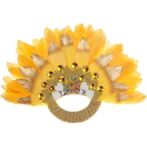 African Custom Bride Wedding Feather Hand Fan DIY Handmade Fan Luxury Dance Fan Bride Hand Held Photo Props Party Wedding Favors