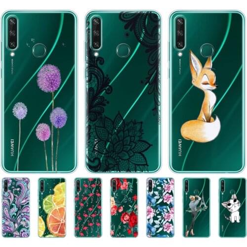 For Huawei Y6P Case 6.3" Soft Silicon Tpu Phone Cover For Huawei y6p 2020 Y 6P MED-LX9N Back huaweiy6p Bumper Funda Shell
