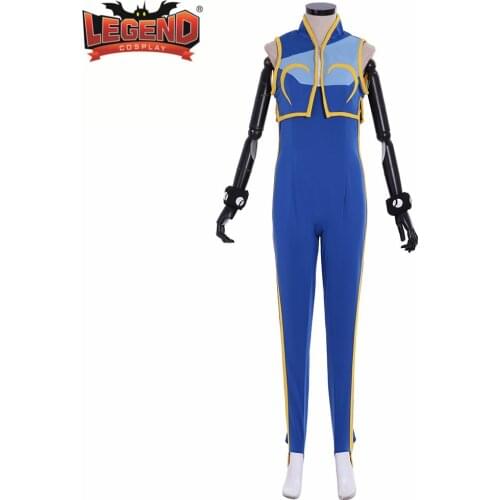 Chun Li Cosplay Costume Carnival Halloween Costume Fighting game Chuhn-lee Chinese Style Dress custom made Kungfu Chunli suit