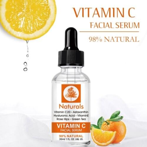 CIBBE 30ml Pure Vitamin C Hyaluronic Acid Face Serum Anti Aging Whitening Essential Moisturizing Essence Skin Face Care TSLM2