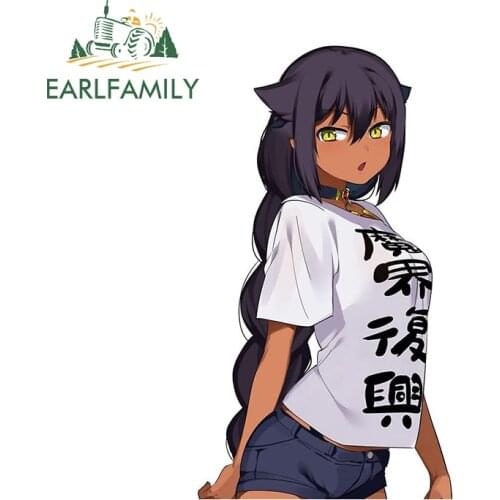 EARLFAMILY 13cm x 7.4cm for Jahy Sama Funny Car Stickers Fine Surfboard Windshield Decal Creative Waterproof Car Assessoires