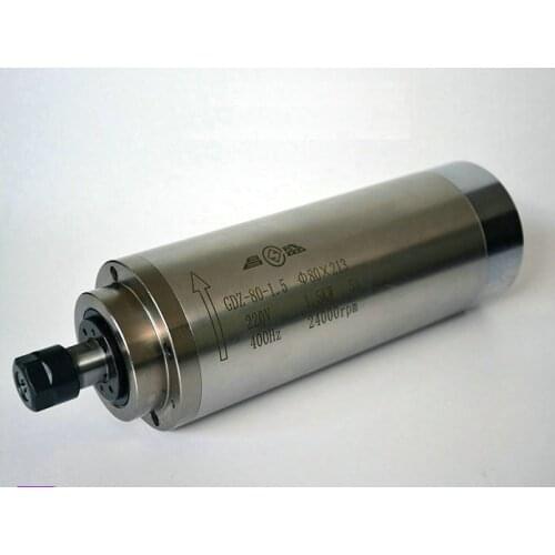 ER20 220V-380V/2.2KW 80mm/85mm CNC Spindle Wood Engraving Machine Water-cooled Spindle Motor For PCB Engraving
