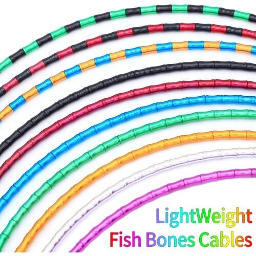 Mountain Bicycle Elite Links Brake Shift Housing Set CNC Segment Aluminum Alloy Links Road Bike DIY Cable Kits Colorful Housing
