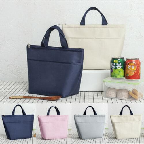 Portable Lunch Bag Insulation Thermal Waterproof Oxford Food Container Tote Handbag Lunch Bags Picnic Bags School Food Lunchbox