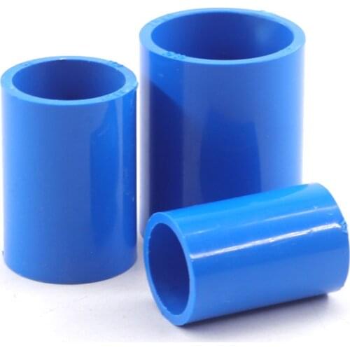 2pcs I.D 20~160mm PVC Pipe Connectors Equal Diameter 2 Way Joint Garden Irrigation Water Supply Pipe Straight Connector Fittings