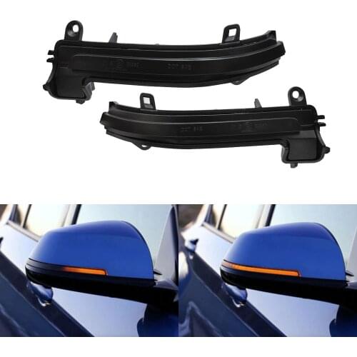 Dynamic Blinker LED Turn Signal For BMW 1 2 3 4 Series X1 E84 Smoked Side Mirror Sequential Blink Turn Signal Lights For BMW