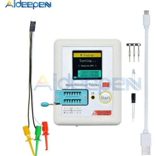 T7 TC-T7-H TFT Transistor Tester Multifunction Test Auto Calibration Infrared Waveform Digital Ammeter Voltmeter Capacitance
