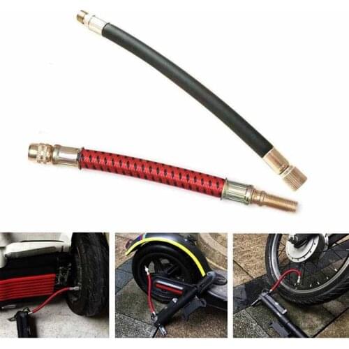 Inflator Mouth Hose Bicycle Pump Valve Extension Tube Extended Nozzle Valve Adapter for Xiaomi Mijia M365 Scooter