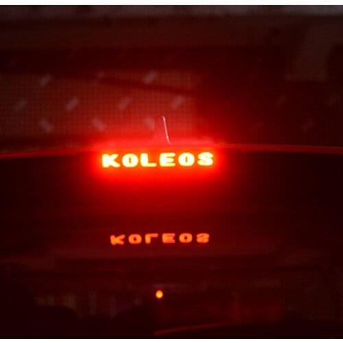 Carbon fiber Carstyling For Renault Koleos 2009-2016 Car Brake Lights Decorative Cover Stop Lamp Stickers Modified