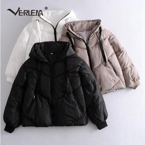 Женские куртки с капюшоном Verlena China At AliExpress