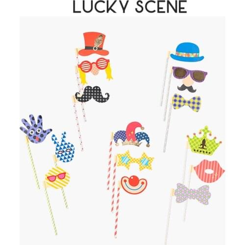 Fun Mask Sets Photo Props Holding Card for Masked Ball, Costume accessories S00719