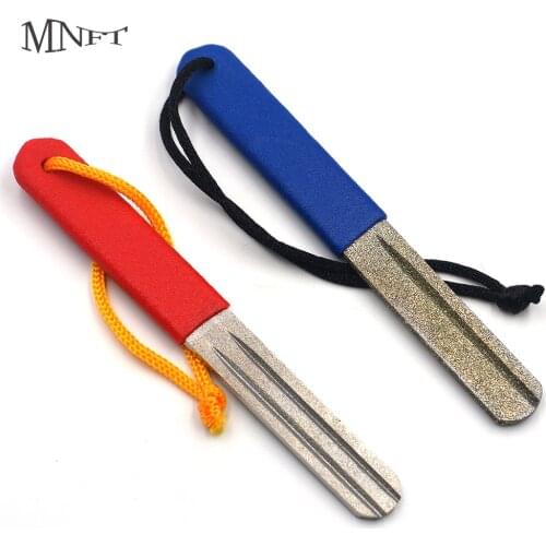 MNFT 1PC Double-sided Grinding Hooks Fishhook Sharpening Fishing Tackle Accessory Tool 1 Or 2 grinding hook groove Optional