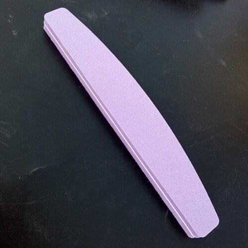 10* Purple Boat shape Nail Files Nail Buffer Block Tools EVA Nail File Nail Buffer Grinding Tools Emery,100/180.Professional