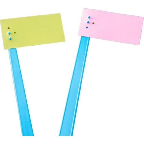 20 Pcs Plant Labels Lightweight T-type Plastic Reusable Nursery Garden Labels for Fruit Trees