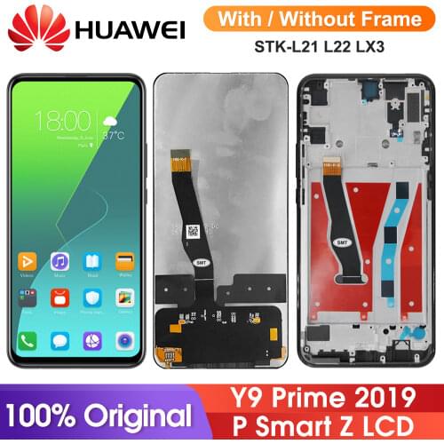 6.59'' Original Screen For Huawei Y9 Prime 2019 STK-L21 L22 LX3 LCD Display Touch Screen Digitizer Assembly For Huawei P Smart Z