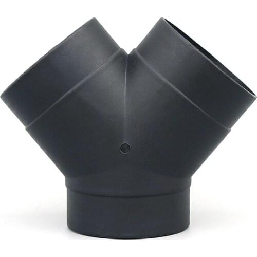 75mm Y Type Three-way Air Outlet High Temperature Resistant Flame-retardant Plastic Three-port Air Heater Accessories