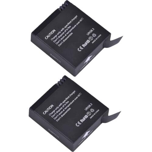 Tectra 2PCS bateria 3.8V 1000mAh SJCAM LEGEND SJ6 Camera Battery for SJ6 Legend SJ6 Legend Air Sport