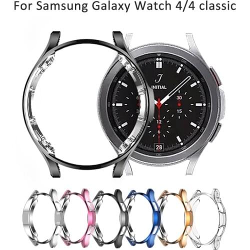 Watch case for Samsung Galaxy Watch 4/ 4 classic TPU watch case for samsung galaxy smart watch 46mm cover productor accessories