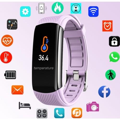 2020 Temperature Measure Baby Smartwatch Kids Smart Watch Children Wristband Girls Boys Bluetooth Android IOS Fitness Clock Teen