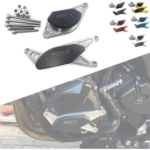 For SUZUKI GSX-S750 GSX S750 2015 2016 2017 2018 2019 Motorcycle CNC Engine Guard Protector Crash Pads Sliders Falling Protecton