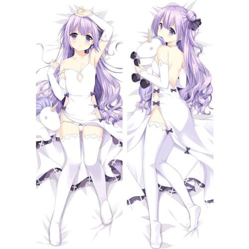 Anime Cartoon Azur Lane Double sided hugging Pillow Case Pillow Cover Pillowcase Peach Skin 2 Way 86029