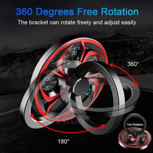 Gyro Finger Ring Holder Hand Spinner Rotary Rotation Metal Mobile Phone Holder Stand For iPhone 11 Samsung Phone Ring Holder Fun