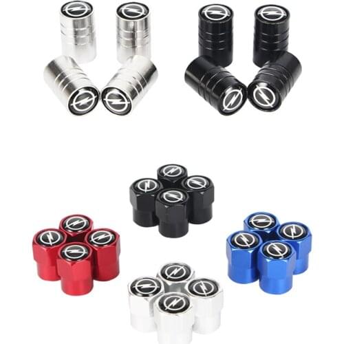 4pcs Car Tire Wheel Valve Stem Caps for Opel Astra H G J Insignia Mokka Zafira Corsa Car-styling Auto Accessories