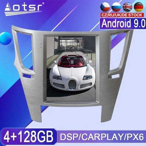 For Subaru Legacy Outback Android Radio tape recorder 2009 - 2014 Car Multimedia Player Stereo head unit PX6 Tesla Navi No 2din