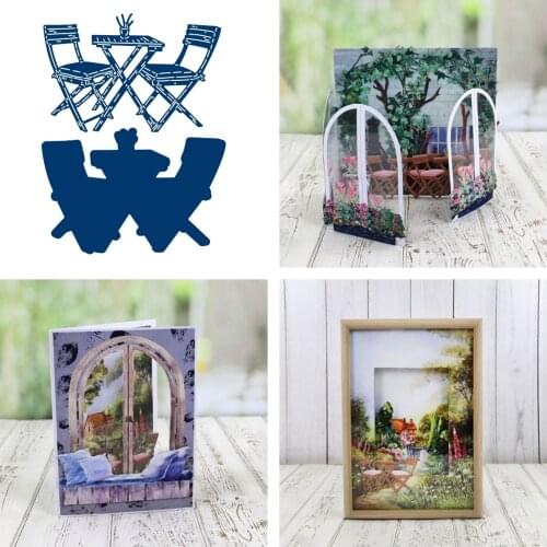 Lounge chair Metal Cutting Dies for DIY Scrapbooking Crafts Stencils Maker Photo Album Template Handmade Decoration