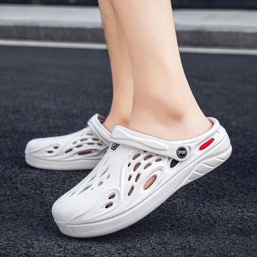 QUAOAR Mens Clogs Camo 2021 New Mens Sandals Summer Beach Slippers Men Outdoor Casual Men Sandals Water Shoes Male Big Size