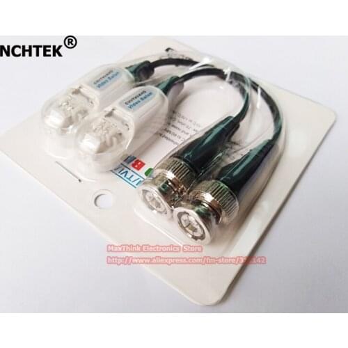 NCHTEK Single channel CCTV CAT5 UTP BNC Passive Video Balun Transmitter /Free shipping/20PAIRS