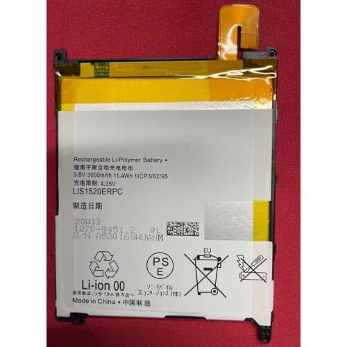 HUSHITONG New Battery 3000mAh LIS1520ERPC Battery For SONY XL39h Xperia Z Ultra C6802 Togari L4 ZU C6833 C6806 Phone Batteries