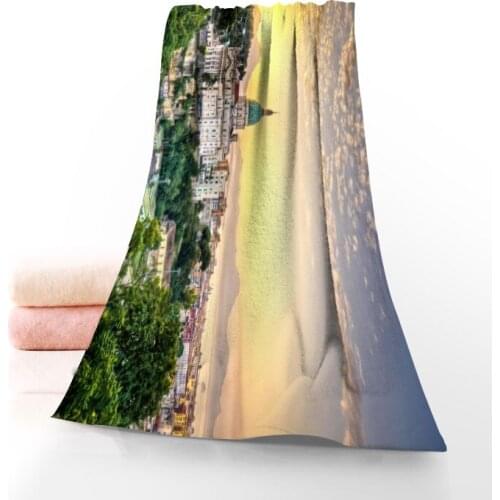 Italy Building Towels Microfiber Bath Towels Travel,Beach,Face Towel Custom Creative Towel Size 35X75cm And 70X140cm