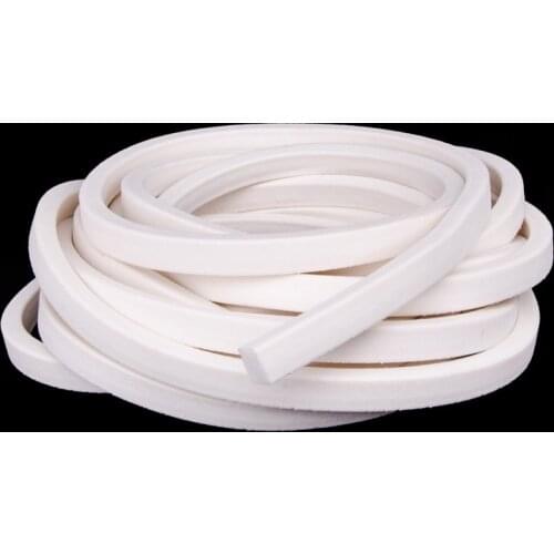 Direct Selling Top Quality White Silicone Foam Strip, 10X10mmX5meters Square Foam Silicon Strip for sealing purpose