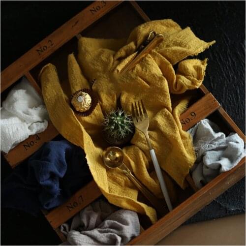 Photography Props Bump Texture Cotton Cloth for Baking Fine Foods Photography Background Accessories Decoration Props