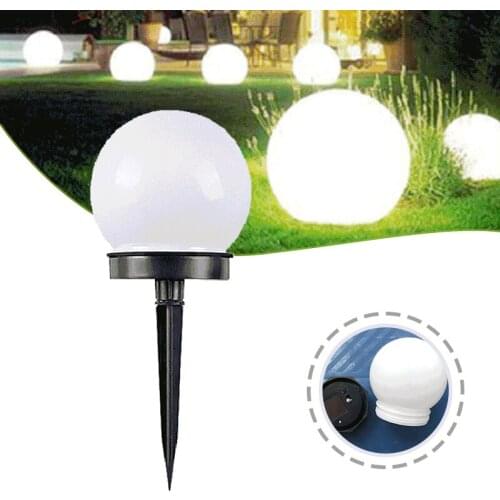 Solar Garden Light LED Lawn Light Ball Waterproof IP65 Illumination Light for Park Residential Walkway Villa Home Decor